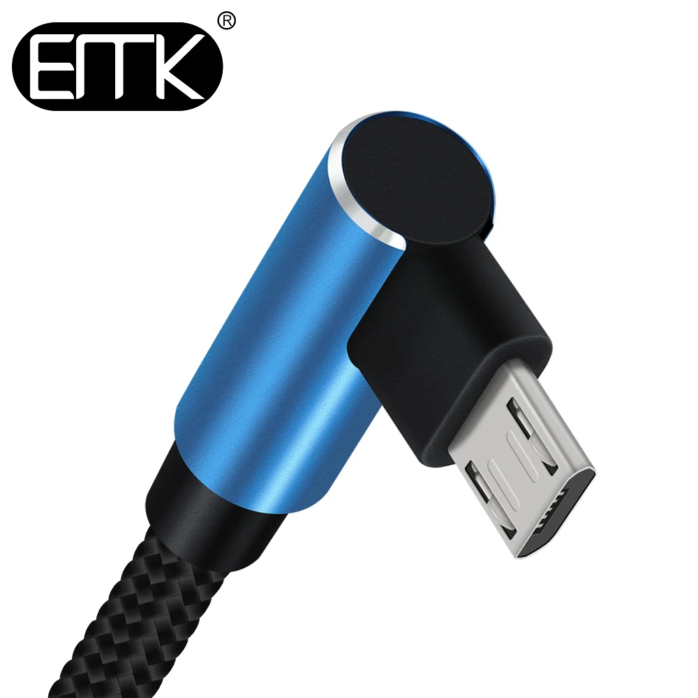 EMK Micro USB кабель 2A Быстрая зарядка USB синхронизация данных мобильный телефон Android адаптер кабель зарядного устройства для samsung sony htc LG кабель 30 см