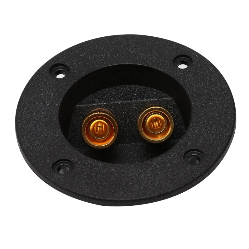 

New Car Stereo Speaker Box Terminal Round Spring Cup Connector Subwoofer Plug Hot Sale