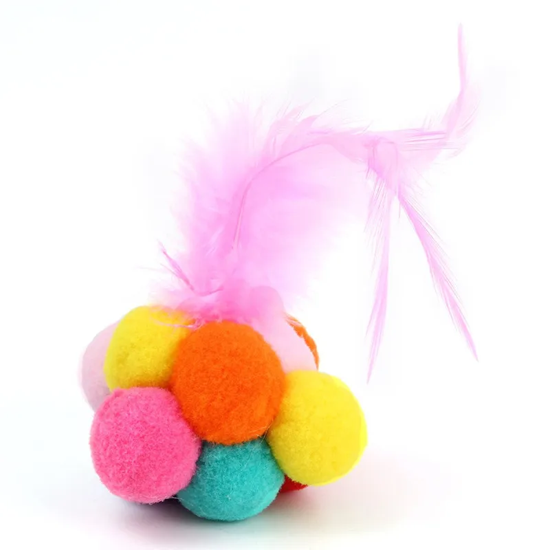 

Cat Toy Interactive Pet Kitten Feature Cat Toys Catnip Scratcher Playing Ball Toys Bell For Cats Kitten Pet Products