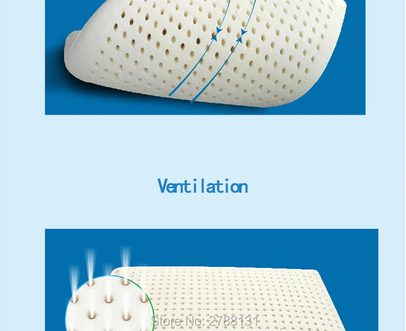 Комфортная ортопедическая поддержка подголовник шеи подушки Таиланд натуральный латекс Подушка кровать спальный подушка одна штука