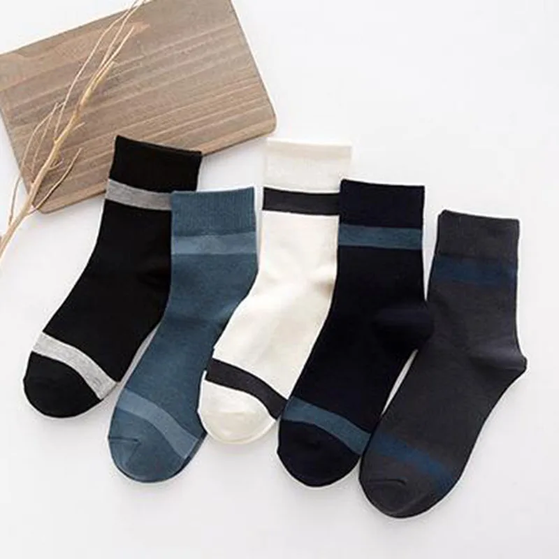Fashion Brand Casual Men Socks Business Dress Ankle Hombre Cotton Meias Masculinas England Style