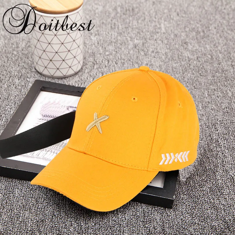 

2018 Fahion Hip Hop women Baseball Cap long ribbons embroidery Summer men's Gorras lovers snapback Caps suit for Teens Adults