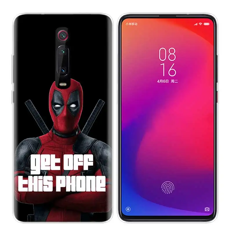 Силиконовый чехол для Xiao mi Red mi K20 Pro K20Pro Note 5 6 7 7A 6A mi A2 A1 8 Lite 9 S2 Pocophone F1 Deadpool Dead Pool Funny