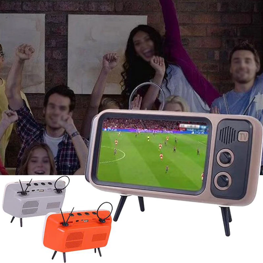 سماعة لاسلكية تعمل بالبلوتوث مكبر صوت الهاتف حامل ل فون X XS ماكس XR العالمي الرجعية البسيطة التلفزيون نمط حامل لسامسونج غالاكسي S10 + s10e سماعة لاسلكية تعمل بالبلوتوث مكبر صوت الهاتف حامل ل فون X XS ماكس XR العالمي الرجعية البسيطة التلفزيون نمط حامل لسامسونج غالاكسي S10 + s10e