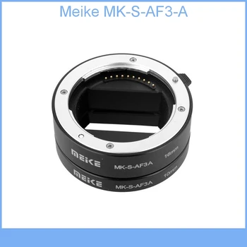 

Meike MK-S-AF3-A Metal Extension Tube Close Shot Adapter Ring Lens for Auto Focus Sony NEX Micro DSLR (10mm, 16mm) E-Mount Came.