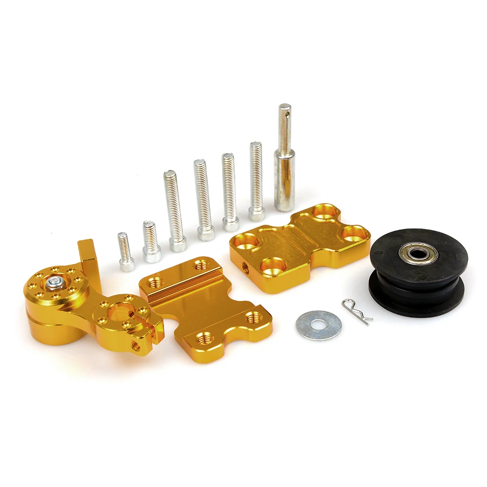 Universal CNC motorcycle chain tensioner sprocket/pulley/chainsaw For yamaha XJR 1300/racer fj09 FJ-09 tracer tdm 900 MT-01