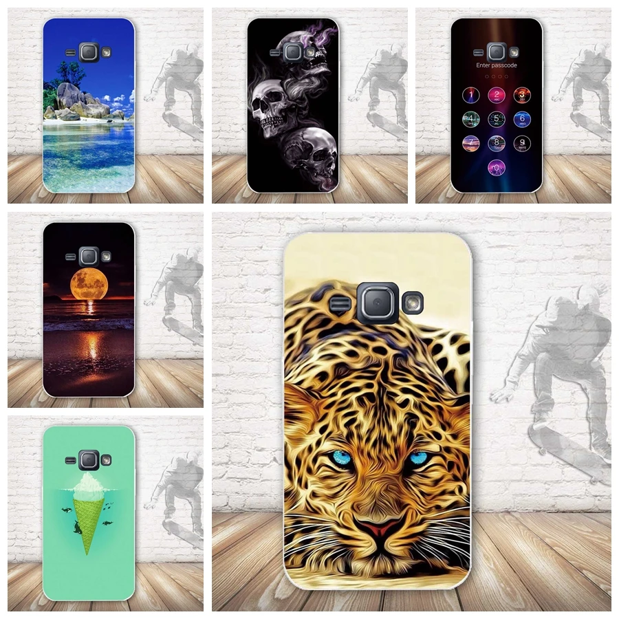 Для Coque Samsung J1 2016 чехол мягкий TPU для Fundas Galaxy J120F SM-j120f/ds силиконовые 3D чехлы кожи |