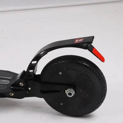 Складной алюминиевый сплав мини противоскользящая резиновая ручка эластичная передняя шина амортизация Твердые задние шины электрический скутер