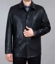Free shipping ! 2016 Popular Brand Menswear High-grade Men Jackets Leather Coat / M-XXXXL Jaqueta De Couro Veste Cuir Homme