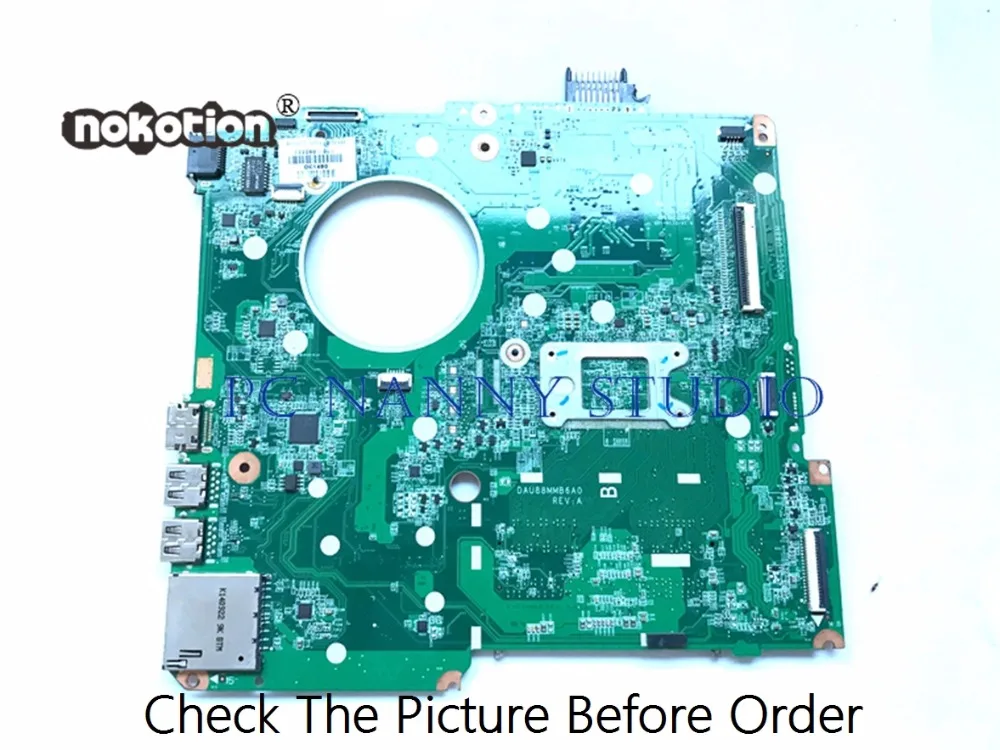 PCNANNY для HP 15 F материнская плата ноутбука 786901 501 N3540 DAU88MMB6A0 DDR3