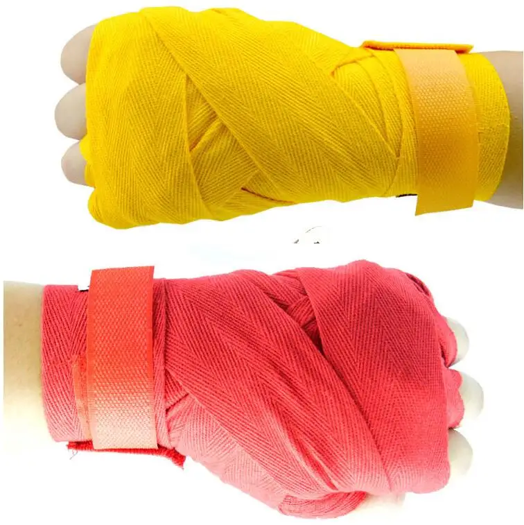 New 2.5-meter cotton boxing straps to prevent sports injuries Sports Muay Thai Boxing Hand Bandage protective gear