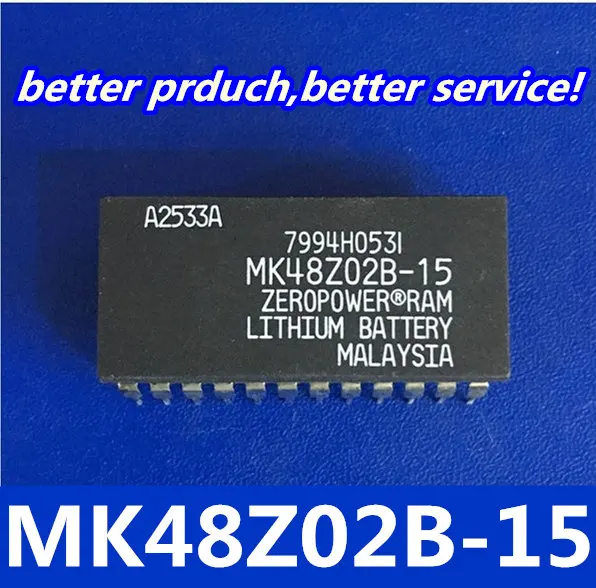 Бесплатная доставка 5 шт./Лот MK48Z02B-15 48Z02B-20 DIP-24 CMOS 2K x 8 XEROPOWER SRAM MK48Z02B15 хорошее