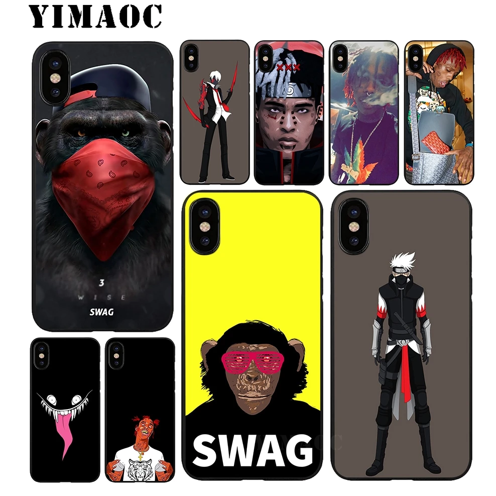 YIMAOC известный dex Monkey Мягкий силиконовый чехол для iPhone 11 Pro Xr Xs Max X или 10 8 7 6 6S Plus 5 5S SE