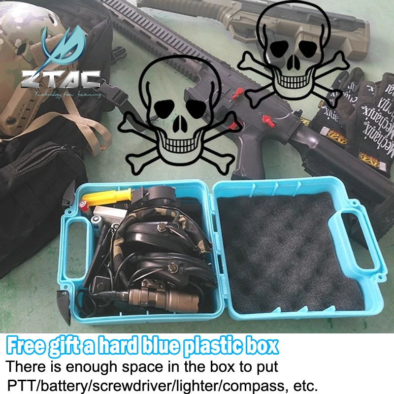 Z TAC Softair Tactical TCI LIBERATOR II Шейная гарнитура тактические военные охотничьи наушники