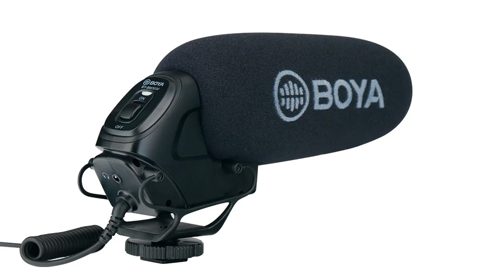 BOYA BY-BM3031 микрофон с пистолетом супер-кардиоидный конденсаторный Студийный микрофон для видео интервью для Nikon Canon sony DSLR камеры PK Rode