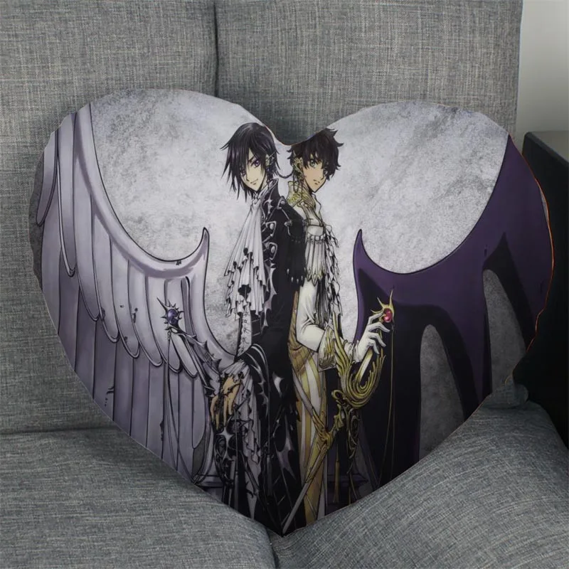 Изготовленный На Заказ Code Geass: Hangyaku no Lelouch сердце Наволочка на заказ Наволочка на молнии крышка для дома Свадебные Декоративные 1 шт. изготовленные на заказ