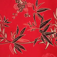 500 см* 75 см имитация шелка парча Слива бамбуковый узор атласная мебельная ткань для диванных подушек Детский костюм свадебное платье ткань