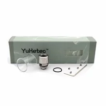 Autêntico Yuhetec TFV8 RBA Bobina cabeça DO BEBÊ + BEBÊ TFV8 RBA tanque de vidro de substituição acessório Kit saco