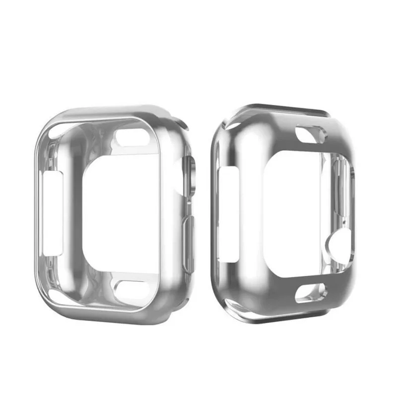 Силиконовый мягкий чехол из ТПУ защитная рамка для iwatch Apple Watch серии 4 40 мм/44 мм