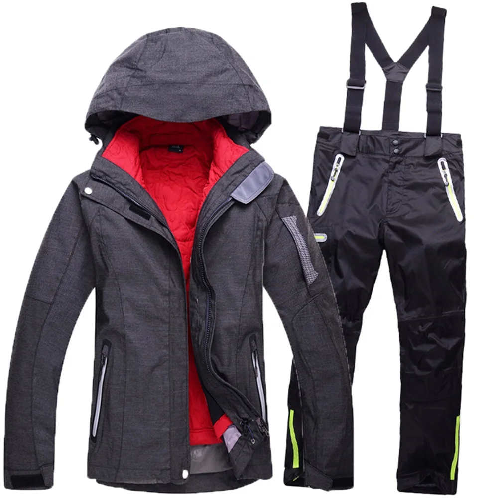 Para mujer Nieve traje de Esquí Super Caliente Chaqueta
