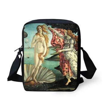 

FORUDESIGNS New High Quality Famous Painting Print Pattern Messenger Bag For Women Small Crossbody Daily Travel