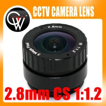 3MP 2.8mm CS lens suitable for both 1/2.5″ and 1/3″ CMOS chipsets for ip cameras and security cameras