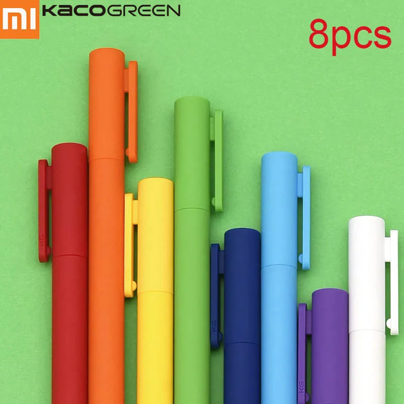 Оригинальная гелевая ручка Xiaomi Mijia Kaco K1 с черной 0 5 мм сменной нейтральной ручкой 8