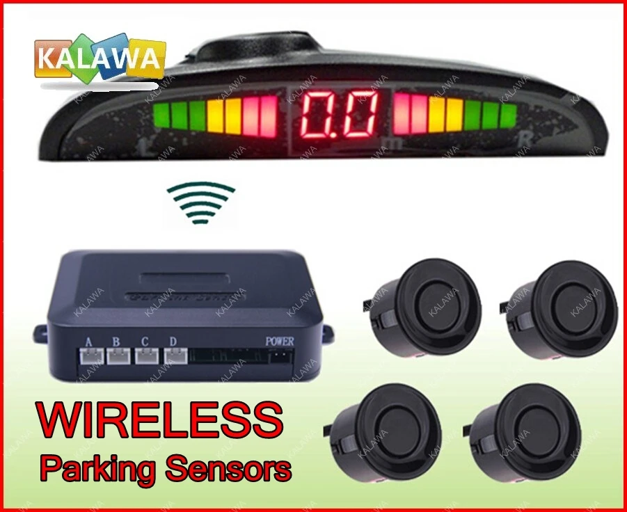 Wireless Car Parking Sensor Buzzer Reverse Backup Radar Monitor System