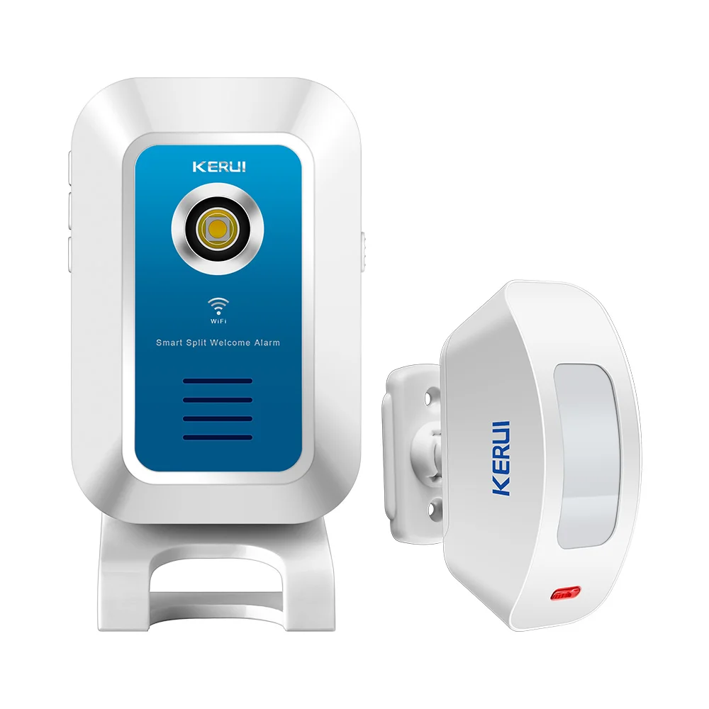 

KERUI WM7 Wireless Welcome Door Entry Chime WiFi Doorbell Infrared Motion Alarm Android IOS APP Control Door Bell For Shop Store