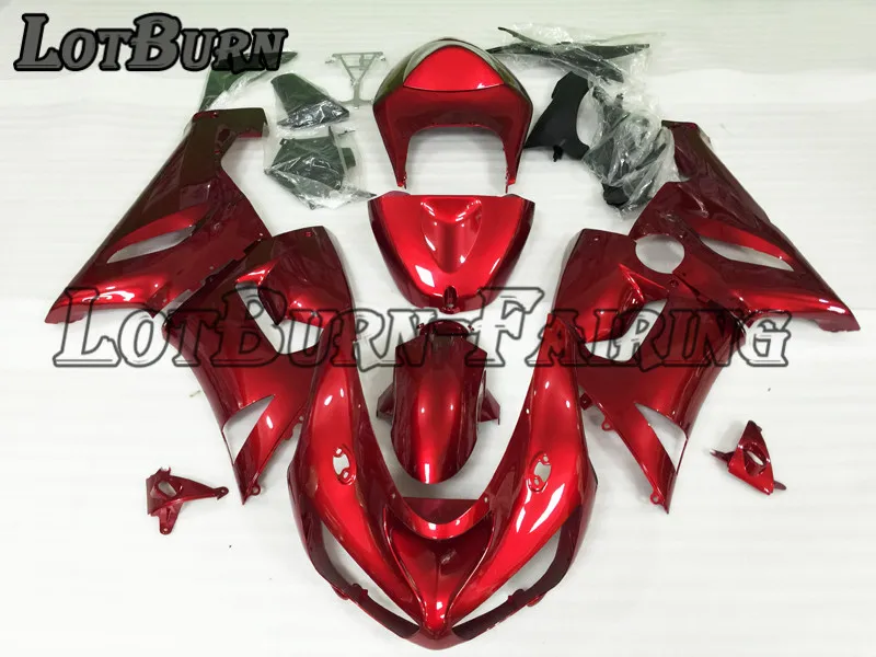 

Moto Motorcycle Fairing Kit Fit For Kawasaki ZX6R 636 ZX-6R 2005 2006 05 06 ABS Plastic Fairings fairing-kit A663