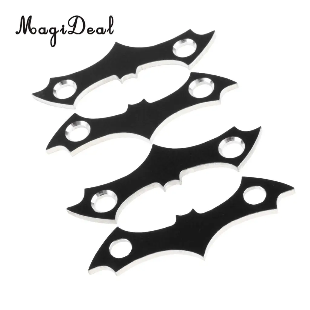 MagiDeal 4pcs Aluminum Alloy Skateboard Deck Protective Gasket Longboard Anti-sinking Prevent Sag Hardware for skateboard 