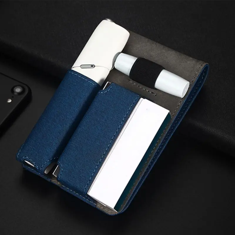 

Fashion PU Leather Carrying Bag Case Portable Protective Cover for IQOS 3.0 Multi Electronic Cigarette Vape Accessories