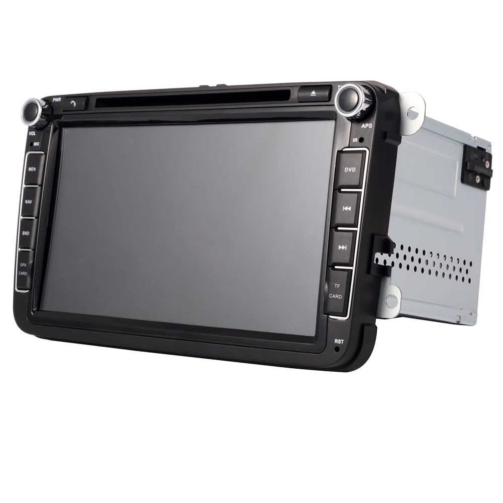 Sale 2 Din 8 Inch Car DVD Player For VW POLO PASSAT Golf Skoda Octavia SEAT LEON With 3G Radio GPS Navigation 1080P FM Free Camera 14