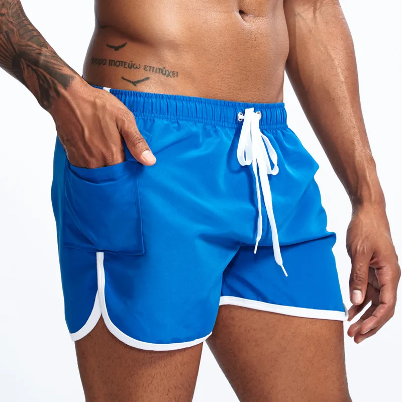 

New Men swimwear briefs sports Shorts Summer Beach pants Men surfing Board shorts Bermuda trunks swimsuit shorts size XXL