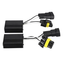 2x9005/HB3 9006/HB4/9012 H1 H3 H4 H7 H8 H11 H16(JP) Автомобильный головной светильник, светодиодный, без ошибок, без мерцания, декодер, автомобильный светильник, аксессуары