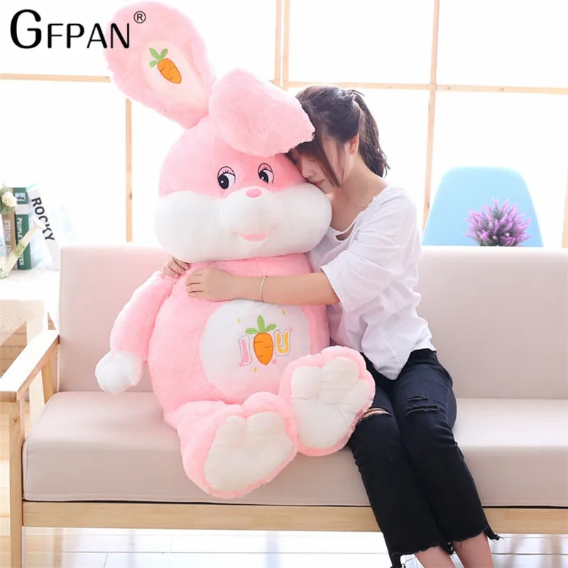 

Lucky Rabbit 150cm Carrot Rabbit Plush Toy Stuffed Soft Doll Baby Kids Toys Animal Toy Birthday Christmas Gift For Children