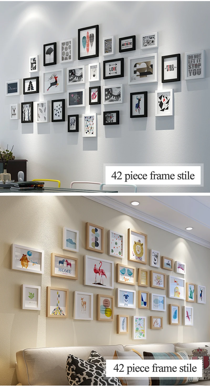 photo frame white mini frame  cadre photos magnetic photo frame wall frame for picture family picture frame a3 frame picture frame vintage frame box glass frame photo moldura madeira  (11)