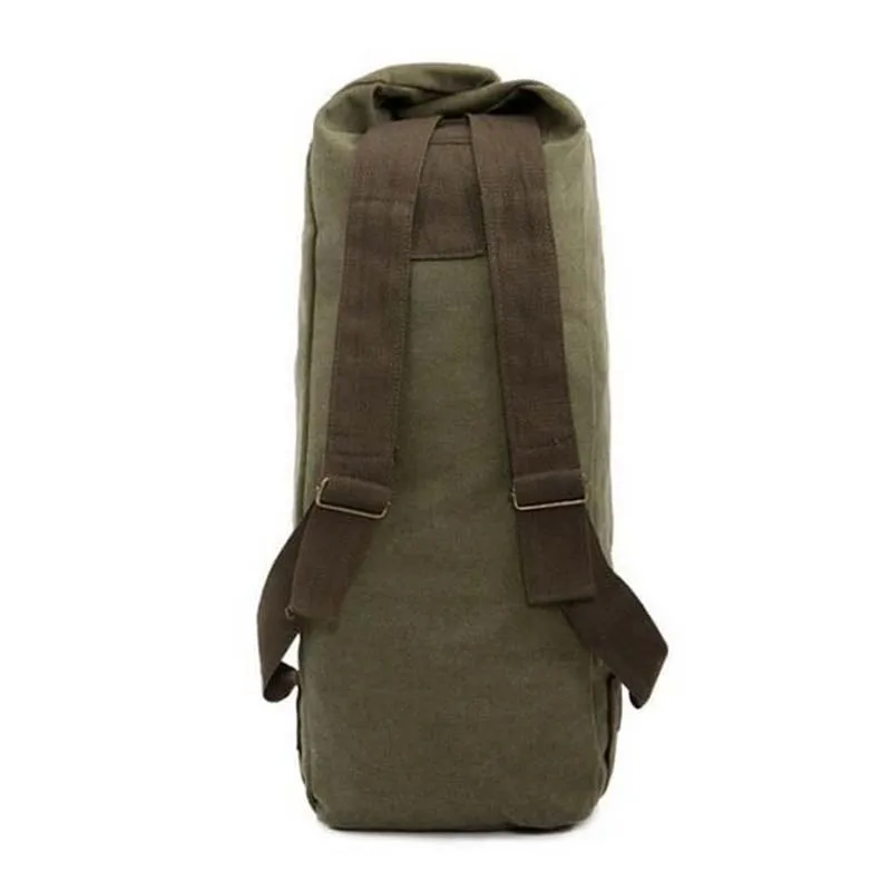 Холщовый рюкзак, вместительная сумка, повседневный рюкзак, армейская сумка-мешок, многофункциональный военный холщовый рюкзак, спортивная сумка
