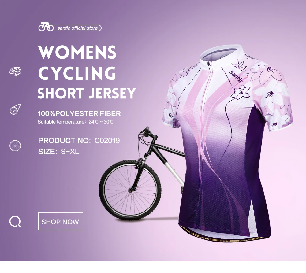 Prix pour Santic femmes cyclisme jersey frais à manches courtes vélo sports cyclisme jersey d'été pourpre vélo vêtements chine c02019 Prix pour Santic femmes cyclisme jersey frais à manches courtes vélo sports cyclisme jersey d'été pourpre vélo vêtements chine c02019