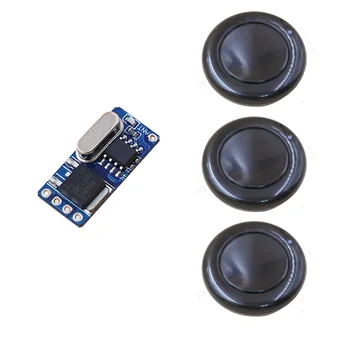 

New No Sound Silent Mini Receiver LED Light Lamp Micro Remote Controller 3.7V 4.5V 5V 6V 7.4V 9V 12V Small Receiver Transmitter