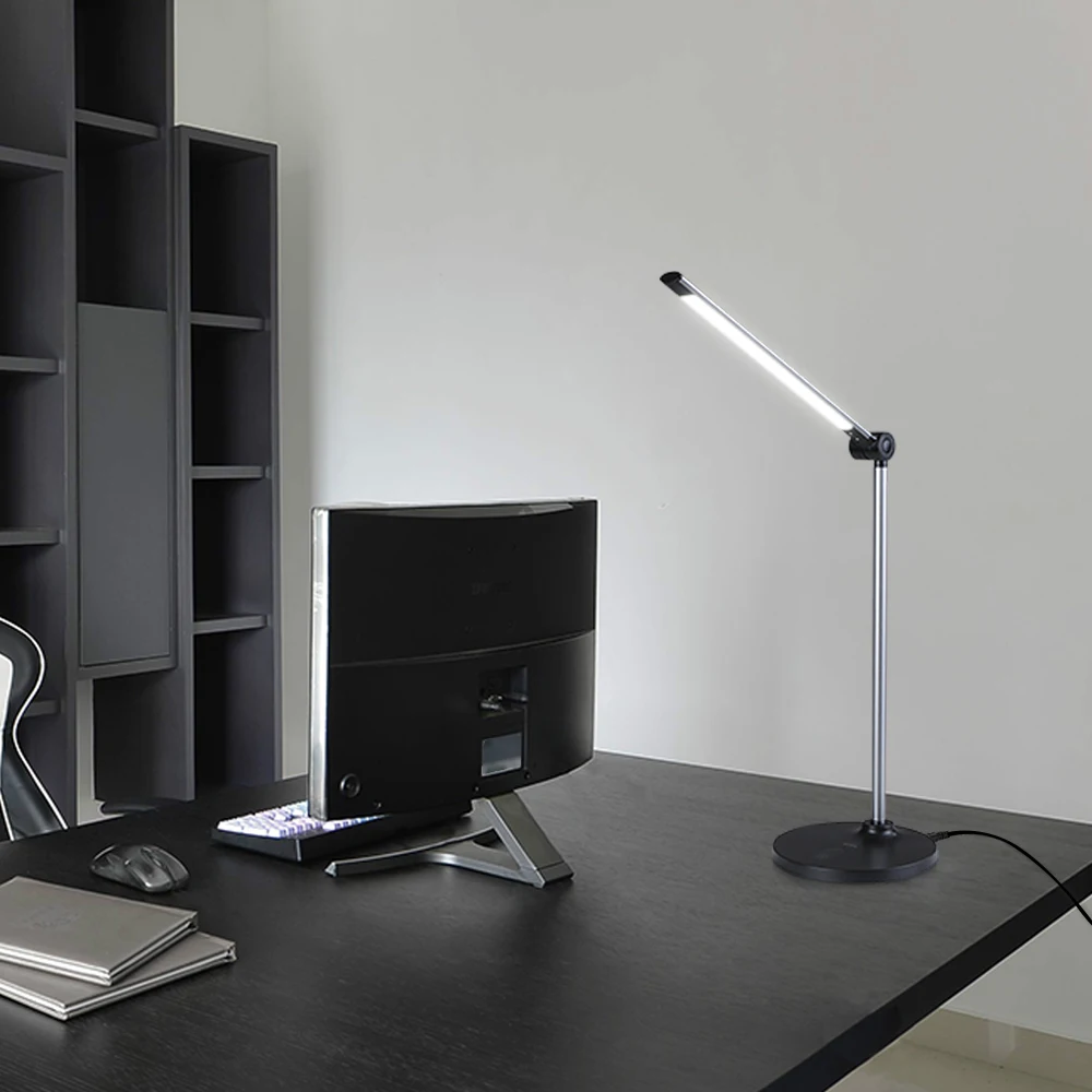 

AC100-240V 6W 60 LED Foldable Desk Lamp Light 3 Lighting ModesTouch Control Table Lamp for Living Study Room Bedroom Restaurant