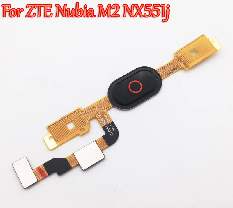 

Fingerprint Finger Touch Sensor keypad home return button Menu Unlock Flex Cable For ZTE Nubia M2 NX551j