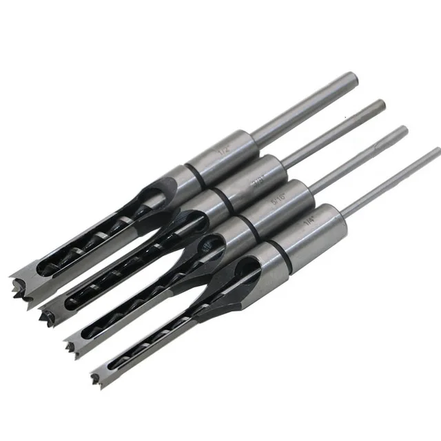 High Hardness HSS Metric Mortising Chisel Woodwork Square Hole Drill