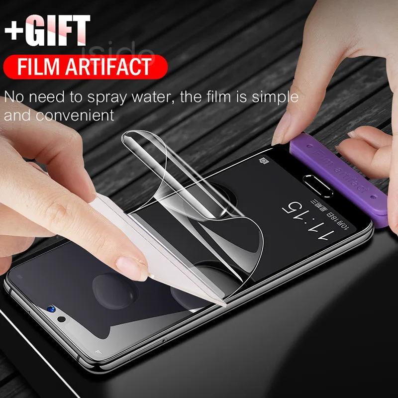 

IsIdo Screen Protector for Huawei P20 P30 lite P10 Hydrogel Film Screen Guard for Huawei P20 P30 Pro P10 Plus Protective Film