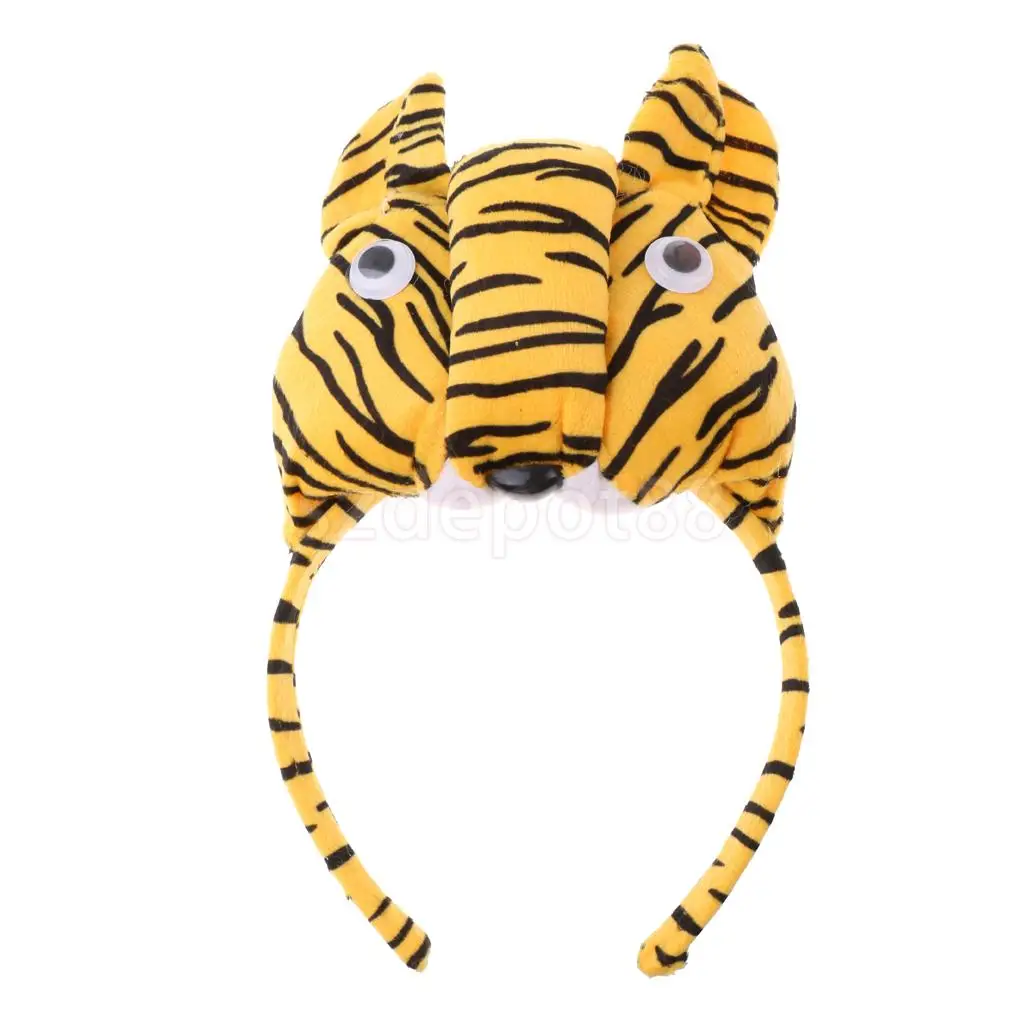 Set of 3pcs Birthday Girls Boys Kids Cartoon Bear Bee Monkey Costume Set Headband Bowtie Tail Fancy Dress Party Accessories