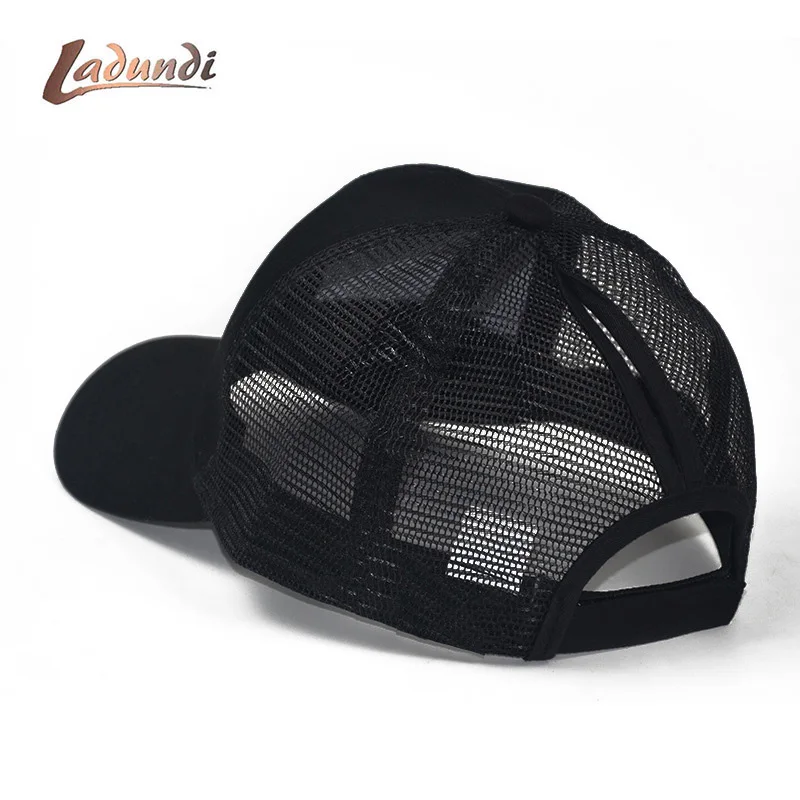 

Drop Shipping Cap Glitter Ponytail Baseball Cap Women Messy Bun Baseball Cap Girls Snapback Caps Summer Sports Mesh Hats