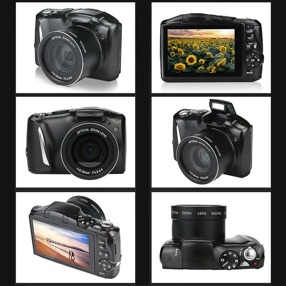 24 megapíxeles telefoto HD hogar fotografía SLR cámara Digital CMOS Sensor 20x Zoom JPEG/AVI 3,5 \ 24 megapíxeles telefoto HD hogar fotografía SLR cámara Digital CMOS Sensor 20x Zoom JPEG/AVI 3,5 \