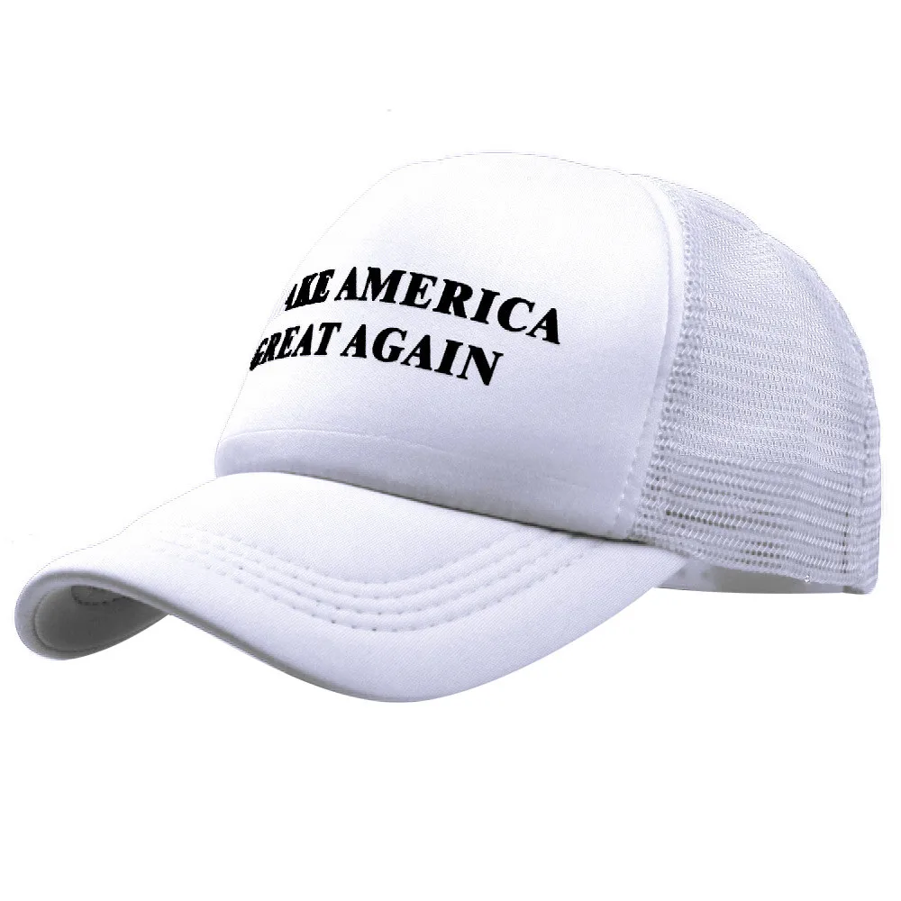 Надпись "Make america great again", черная, красная, белая, для улицы, gorros, унисекс, сетчатые шапки, хип-хоп, регулируемая бейсболка, женская кепка