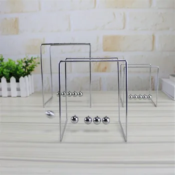 

Newton Cradle Perpetual Bumper Figurines Swinging Ball Plastic Model Creative Office Desktop Home Decoration Newton Cradle