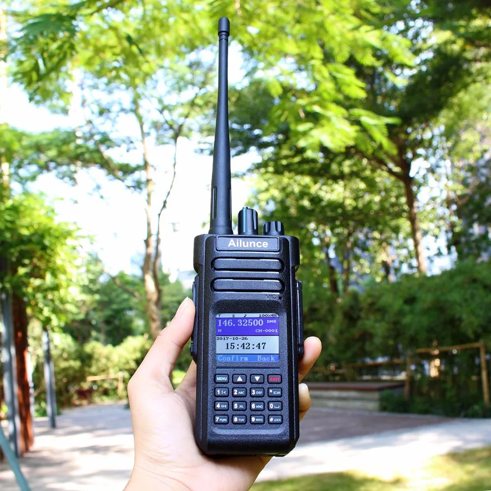 RETEVIS DMR радио Ailunce HD1 ветчина радио IP67 водонепроницаемая цифровая рация(gps) 10 Вт VHF UHF двухдиапазонный двухсторонний радио Amador